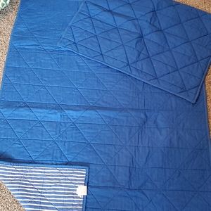 Pottery barn toddler bed cover and sham